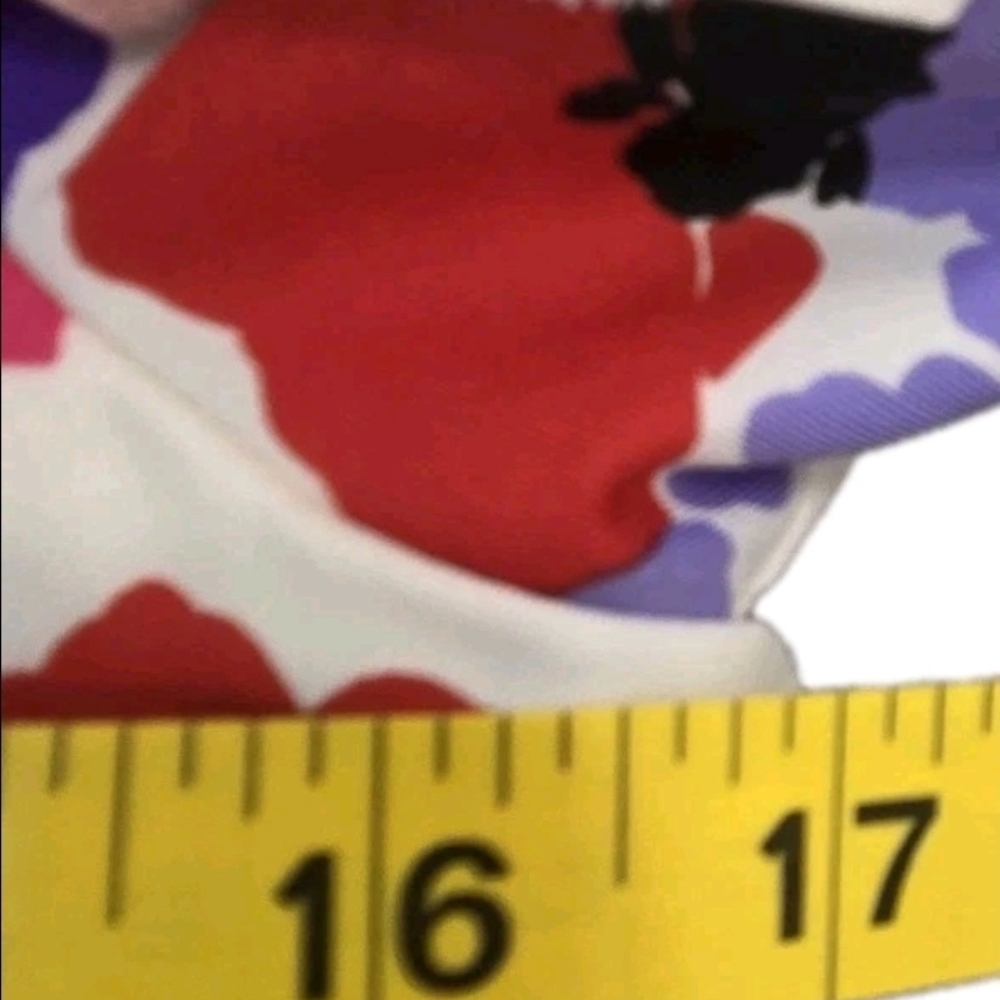 Victor Costa Vintage Floral Puff Petal Sleeve Dress Size 10 (Fits 4–6) Pink Bow - Picture 9 of 14